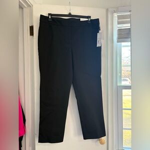 NWT Liz Claiborne Black Straight Leg Pants